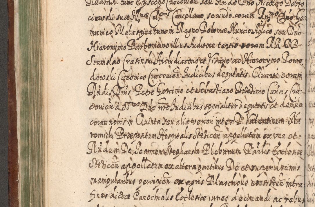 Zdjęcie nr 389 dla obiektu archiwalnego: Acta actorum, causarum spiritualium, civilium, criminalium, obligationum, quietationum, inscpritionum, cessionum, decimarum, testamentorum R. D. Martini Szyszkowski, episcopi Cracoviensis, ducis Severiensis in annis 1620 - 1623. Tomus secundus.