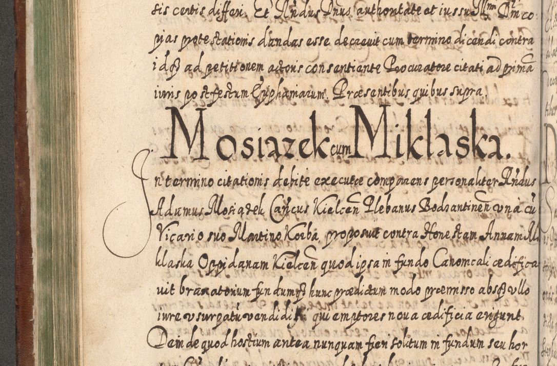 Zdjęcie nr 385 dla obiektu archiwalnego: Acta actorum, causarum spiritualium, civilium, criminalium, obligationum, quietationum, inscpritionum, cessionum, decimarum, testamentorum R. D. Martini Szyszkowski, episcopi Cracoviensis, ducis Severiensis in annis 1620 - 1623. Tomus secundus.
