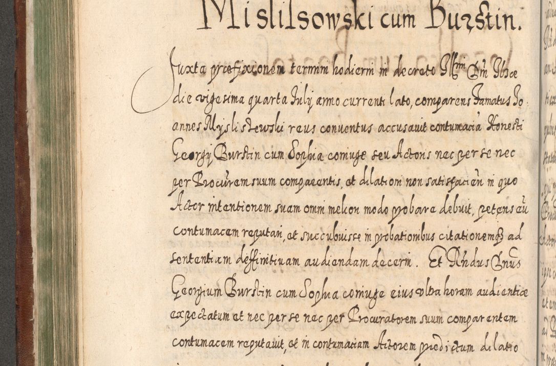 Zdjęcie nr 383 dla obiektu archiwalnego: Acta actorum, causarum spiritualium, civilium, criminalium, obligationum, quietationum, inscpritionum, cessionum, decimarum, testamentorum R. D. Martini Szyszkowski, episcopi Cracoviensis, ducis Severiensis in annis 1620 - 1623. Tomus secundus.