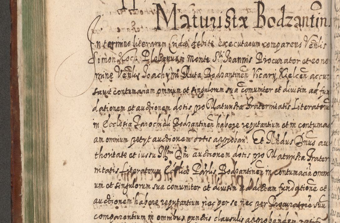 Zdjęcie nr 377 dla obiektu archiwalnego: Acta actorum, causarum spiritualium, civilium, criminalium, obligationum, quietationum, inscpritionum, cessionum, decimarum, testamentorum R. D. Martini Szyszkowski, episcopi Cracoviensis, ducis Severiensis in annis 1620 - 1623. Tomus secundus.