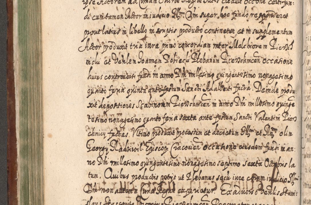 Zdjęcie nr 373 dla obiektu archiwalnego: Acta actorum, causarum spiritualium, civilium, criminalium, obligationum, quietationum, inscpritionum, cessionum, decimarum, testamentorum R. D. Martini Szyszkowski, episcopi Cracoviensis, ducis Severiensis in annis 1620 - 1623. Tomus secundus.