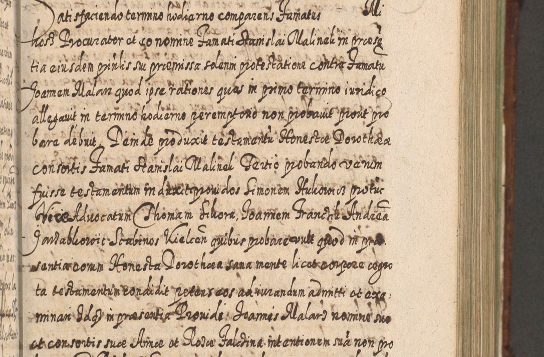 Zdjęcie nr 374 dla obiektu archiwalnego: Acta actorum, causarum spiritualium, civilium, criminalium, obligationum, quietationum, inscpritionum, cessionum, decimarum, testamentorum R. D. Martini Szyszkowski, episcopi Cracoviensis, ducis Severiensis in annis 1620 - 1623. Tomus secundus.