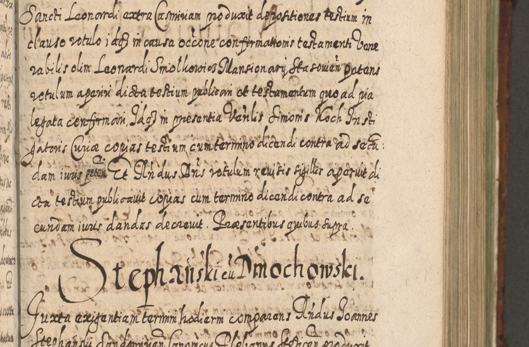 Zdjęcie nr 376 dla obiektu archiwalnego: Acta actorum, causarum spiritualium, civilium, criminalium, obligationum, quietationum, inscpritionum, cessionum, decimarum, testamentorum R. D. Martini Szyszkowski, episcopi Cracoviensis, ducis Severiensis in annis 1620 - 1623. Tomus secundus.