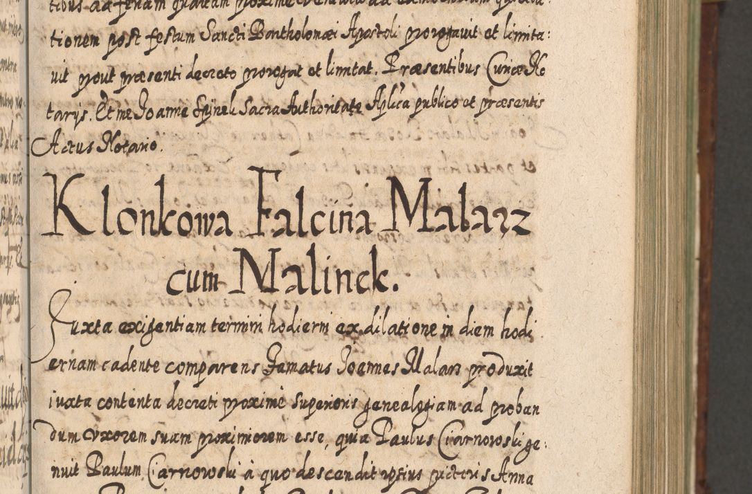 Zdjęcie nr 368 dla obiektu archiwalnego: Acta actorum, causarum spiritualium, civilium, criminalium, obligationum, quietationum, inscpritionum, cessionum, decimarum, testamentorum R. D. Martini Szyszkowski, episcopi Cracoviensis, ducis Severiensis in annis 1620 - 1623. Tomus secundus.