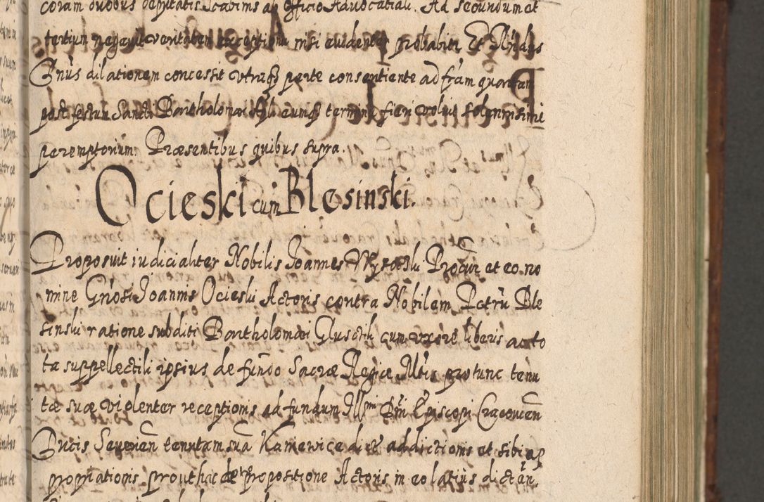 Zdjęcie nr 370 dla obiektu archiwalnego: Acta actorum, causarum spiritualium, civilium, criminalium, obligationum, quietationum, inscpritionum, cessionum, decimarum, testamentorum R. D. Martini Szyszkowski, episcopi Cracoviensis, ducis Severiensis in annis 1620 - 1623. Tomus secundus.