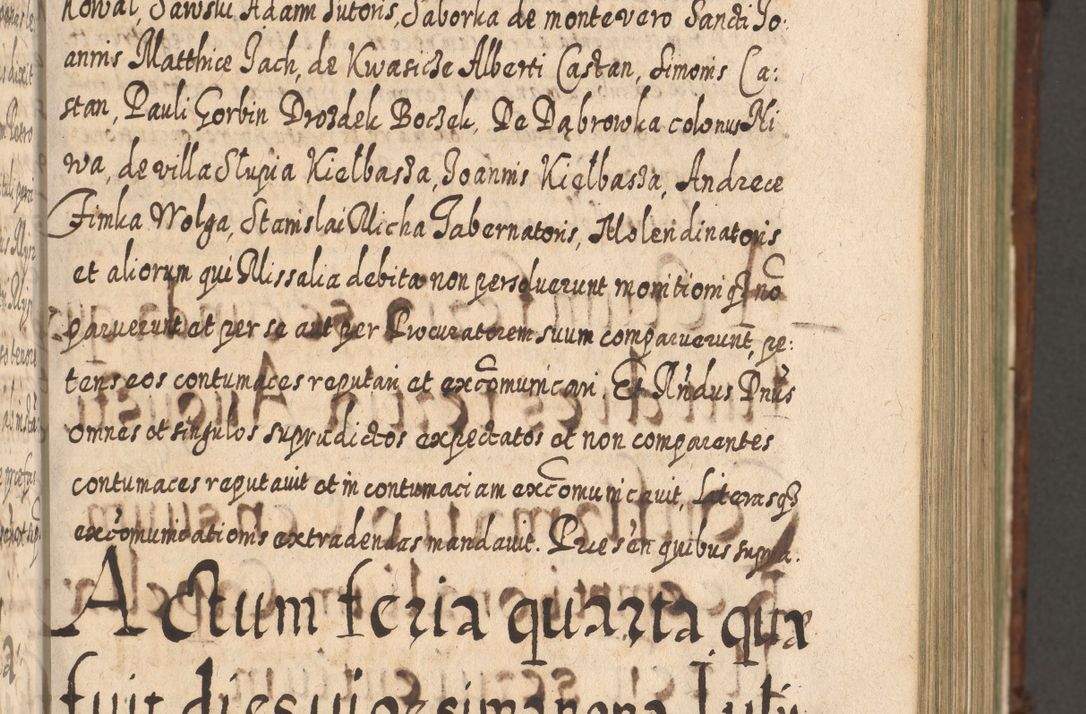 Zdjęcie nr 348 dla obiektu archiwalnego: Acta actorum, causarum spiritualium, civilium, criminalium, obligationum, quietationum, inscpritionum, cessionum, decimarum, testamentorum R. D. Martini Szyszkowski, episcopi Cracoviensis, ducis Severiensis in annis 1620 - 1623. Tomus secundus.
