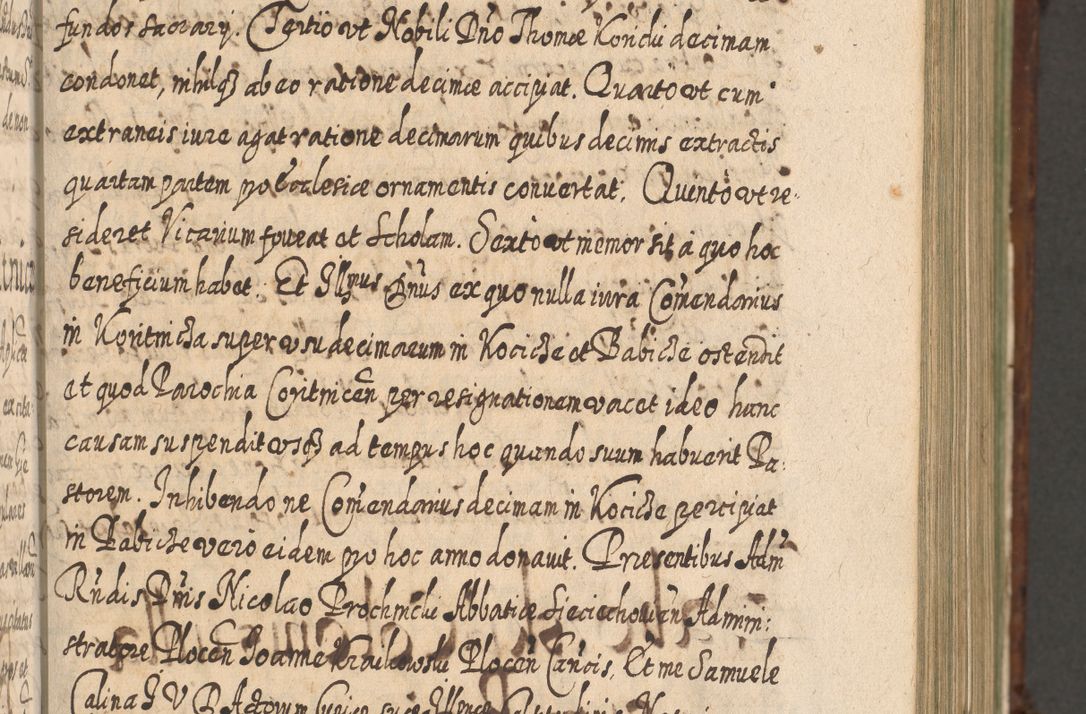 Zdjęcie nr 346 dla obiektu archiwalnego: Acta actorum, causarum spiritualium, civilium, criminalium, obligationum, quietationum, inscpritionum, cessionum, decimarum, testamentorum R. D. Martini Szyszkowski, episcopi Cracoviensis, ducis Severiensis in annis 1620 - 1623. Tomus secundus.
