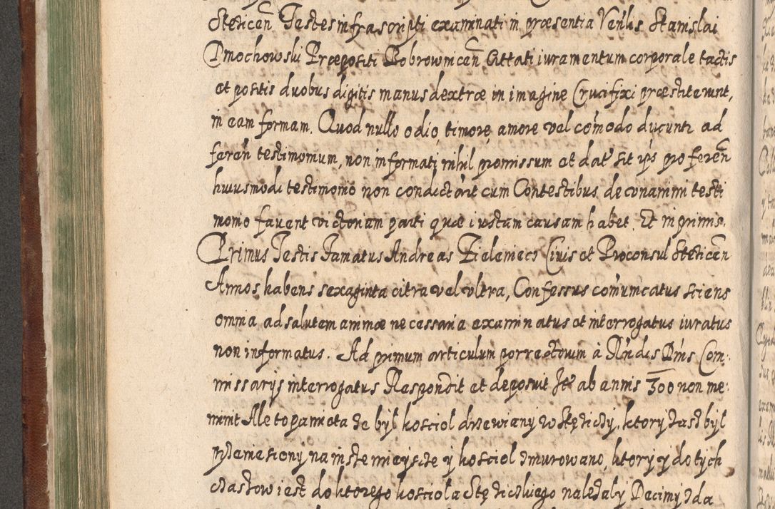Zdjęcie nr 335 dla obiektu archiwalnego: Acta actorum, causarum spiritualium, civilium, criminalium, obligationum, quietationum, inscpritionum, cessionum, decimarum, testamentorum R. D. Martini Szyszkowski, episcopi Cracoviensis, ducis Severiensis in annis 1620 - 1623. Tomus secundus.