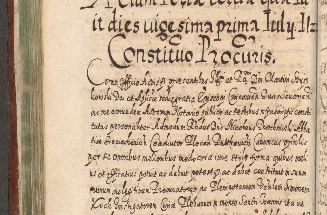 Zdjęcie nr 341 dla obiektu archiwalnego: Acta actorum, causarum spiritualium, civilium, criminalium, obligationum, quietationum, inscpritionum, cessionum, decimarum, testamentorum R. D. Martini Szyszkowski, episcopi Cracoviensis, ducis Severiensis in annis 1620 - 1623. Tomus secundus.