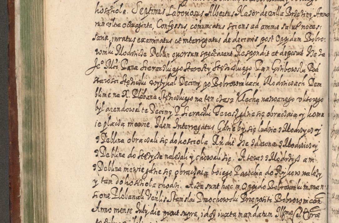 Zdjęcie nr 339 dla obiektu archiwalnego: Acta actorum, causarum spiritualium, civilium, criminalium, obligationum, quietationum, inscpritionum, cessionum, decimarum, testamentorum R. D. Martini Szyszkowski, episcopi Cracoviensis, ducis Severiensis in annis 1620 - 1623. Tomus secundus.