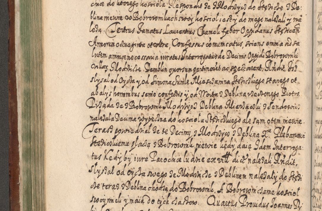 Zdjęcie nr 337 dla obiektu archiwalnego: Acta actorum, causarum spiritualium, civilium, criminalium, obligationum, quietationum, inscpritionum, cessionum, decimarum, testamentorum R. D. Martini Szyszkowski, episcopi Cracoviensis, ducis Severiensis in annis 1620 - 1623. Tomus secundus.