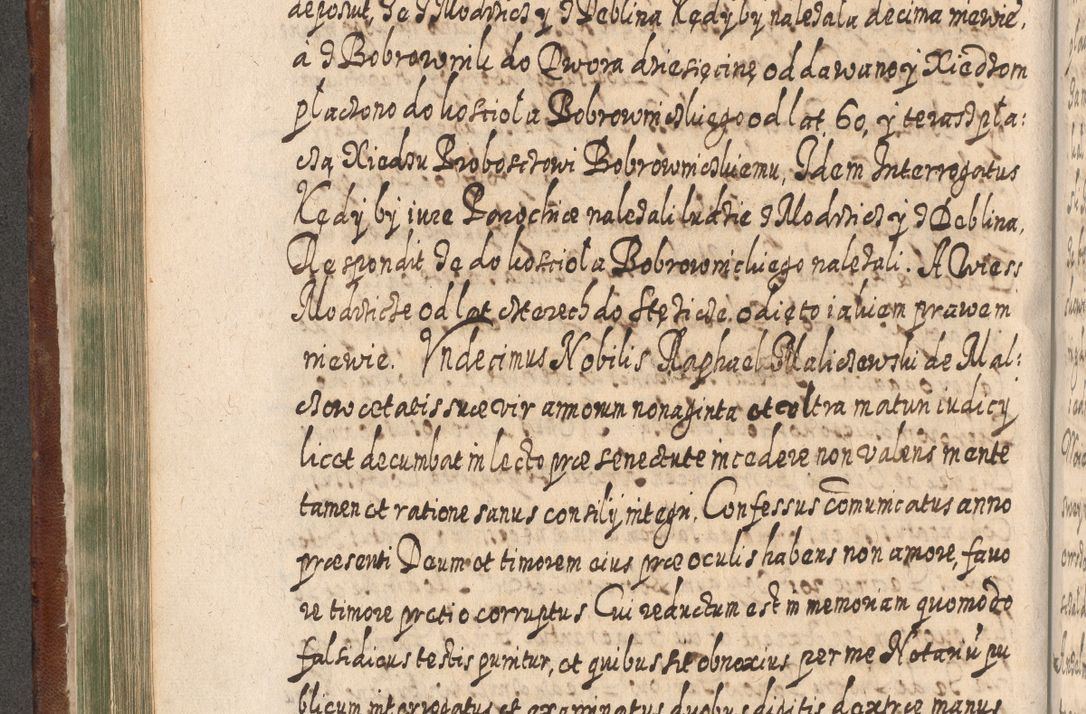 Zdjęcie nr 333 dla obiektu archiwalnego: Acta actorum, causarum spiritualium, civilium, criminalium, obligationum, quietationum, inscpritionum, cessionum, decimarum, testamentorum R. D. Martini Szyszkowski, episcopi Cracoviensis, ducis Severiensis in annis 1620 - 1623. Tomus secundus.
