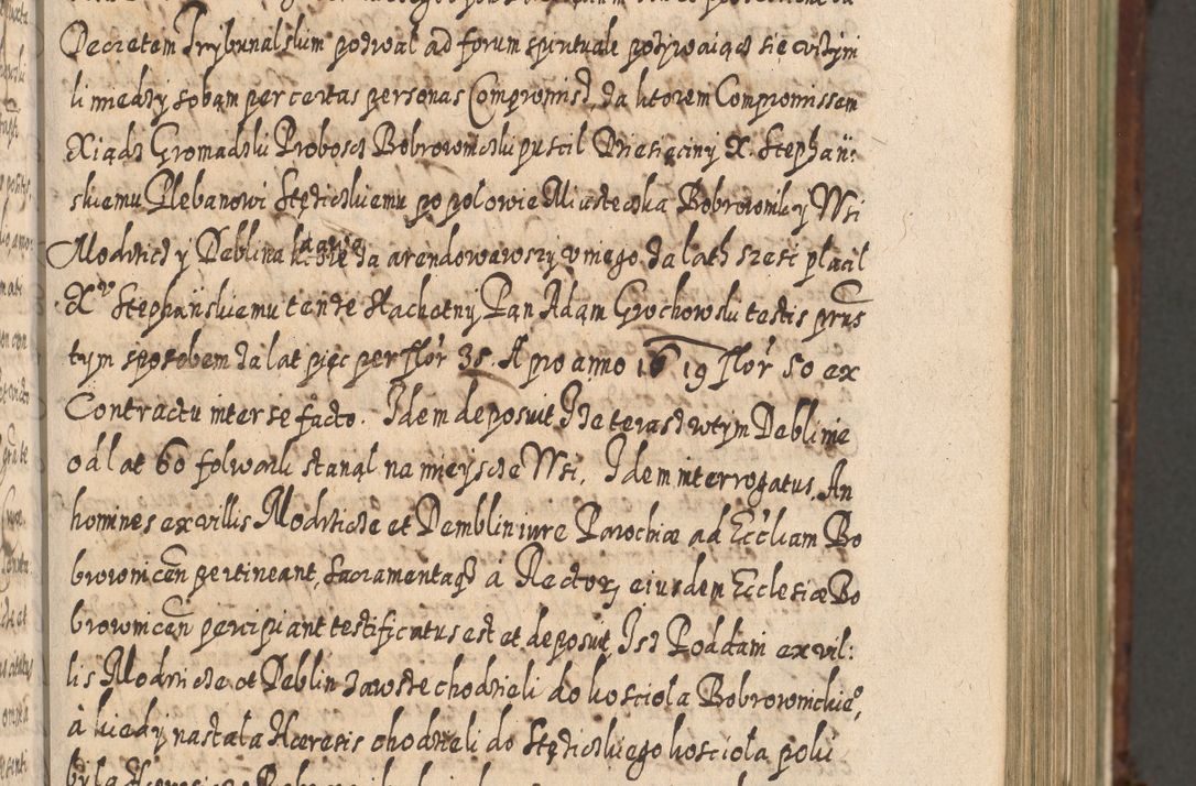 Zdjęcie nr 328 dla obiektu archiwalnego: Acta actorum, causarum spiritualium, civilium, criminalium, obligationum, quietationum, inscpritionum, cessionum, decimarum, testamentorum R. D. Martini Szyszkowski, episcopi Cracoviensis, ducis Severiensis in annis 1620 - 1623. Tomus secundus.