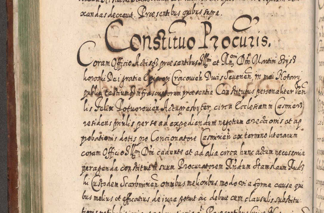 Zdjęcie nr 323 dla obiektu archiwalnego: Acta actorum, causarum spiritualium, civilium, criminalium, obligationum, quietationum, inscpritionum, cessionum, decimarum, testamentorum R. D. Martini Szyszkowski, episcopi Cracoviensis, ducis Severiensis in annis 1620 - 1623. Tomus secundus.