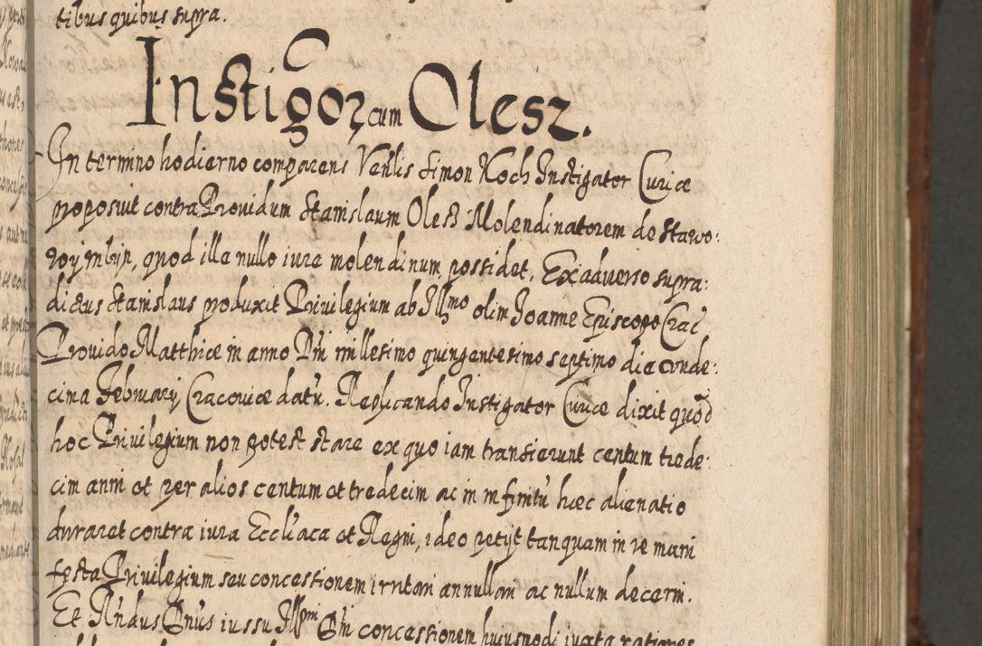 Zdjęcie nr 314 dla obiektu archiwalnego: Acta actorum, causarum spiritualium, civilium, criminalium, obligationum, quietationum, inscpritionum, cessionum, decimarum, testamentorum R. D. Martini Szyszkowski, episcopi Cracoviensis, ducis Severiensis in annis 1620 - 1623. Tomus secundus.