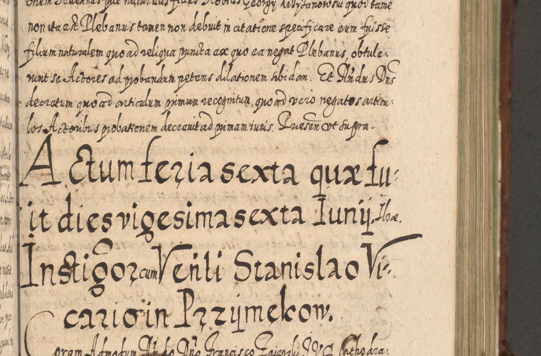 Zdjęcie nr 310 dla obiektu archiwalnego: Acta actorum, causarum spiritualium, civilium, criminalium, obligationum, quietationum, inscpritionum, cessionum, decimarum, testamentorum R. D. Martini Szyszkowski, episcopi Cracoviensis, ducis Severiensis in annis 1620 - 1623. Tomus secundus.