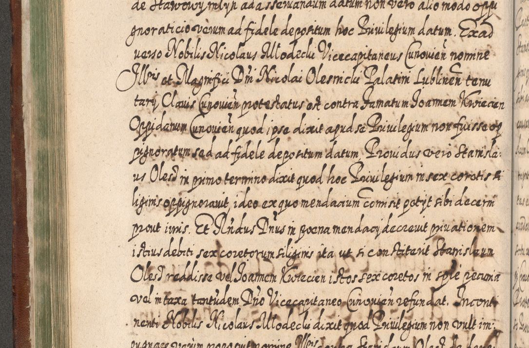 Zdjęcie nr 307 dla obiektu archiwalnego: Acta actorum, causarum spiritualium, civilium, criminalium, obligationum, quietationum, inscpritionum, cessionum, decimarum, testamentorum R. D. Martini Szyszkowski, episcopi Cracoviensis, ducis Severiensis in annis 1620 - 1623. Tomus secundus.
