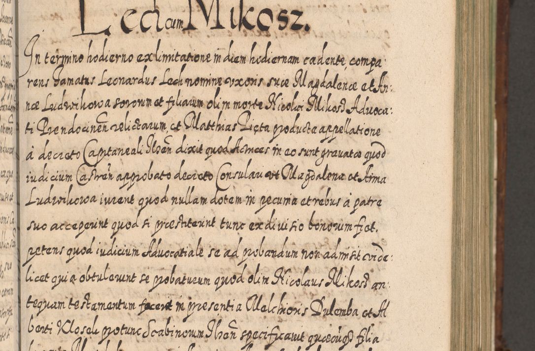 Zdjęcie nr 302 dla obiektu archiwalnego: Acta actorum, causarum spiritualium, civilium, criminalium, obligationum, quietationum, inscpritionum, cessionum, decimarum, testamentorum R. D. Martini Szyszkowski, episcopi Cracoviensis, ducis Severiensis in annis 1620 - 1623. Tomus secundus.