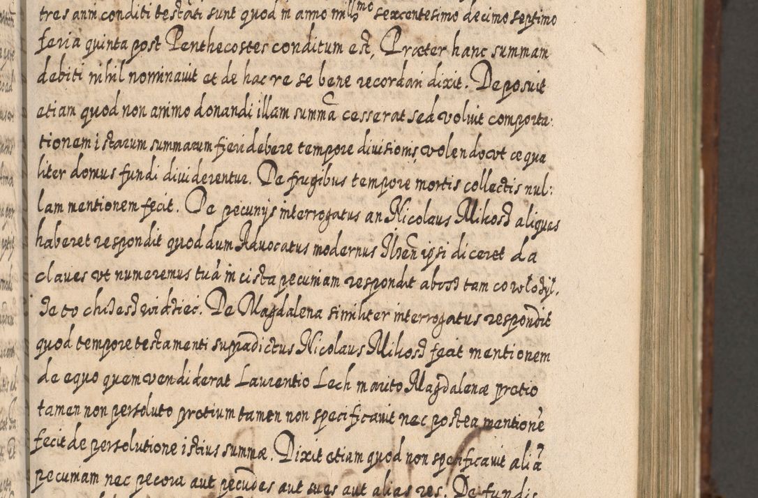 Zdjęcie nr 304 dla obiektu archiwalnego: Acta actorum, causarum spiritualium, civilium, criminalium, obligationum, quietationum, inscpritionum, cessionum, decimarum, testamentorum R. D. Martini Szyszkowski, episcopi Cracoviensis, ducis Severiensis in annis 1620 - 1623. Tomus secundus.