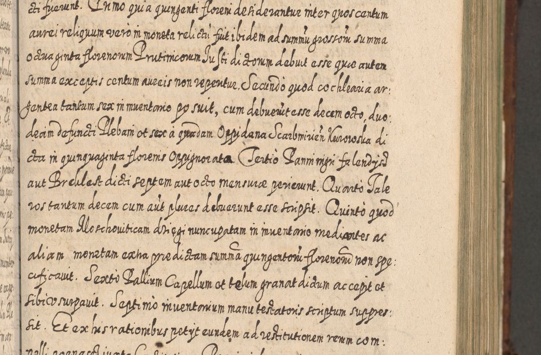 Zdjęcie nr 288 dla obiektu archiwalnego: Acta actorum, causarum spiritualium, civilium, criminalium, obligationum, quietationum, inscpritionum, cessionum, decimarum, testamentorum R. D. Martini Szyszkowski, episcopi Cracoviensis, ducis Severiensis in annis 1620 - 1623. Tomus secundus.