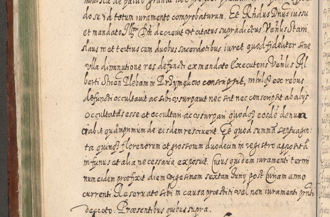 Zdjęcie nr 289 dla obiektu archiwalnego: Acta actorum, causarum spiritualium, civilium, criminalium, obligationum, quietationum, inscpritionum, cessionum, decimarum, testamentorum R. D. Martini Szyszkowski, episcopi Cracoviensis, ducis Severiensis in annis 1620 - 1623. Tomus secundus.