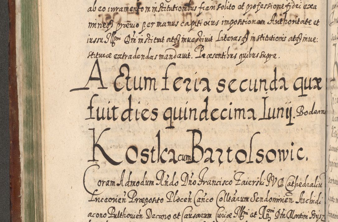 Zdjęcie nr 279 dla obiektu archiwalnego: Acta actorum, causarum spiritualium, civilium, criminalium, obligationum, quietationum, inscpritionum, cessionum, decimarum, testamentorum R. D. Martini Szyszkowski, episcopi Cracoviensis, ducis Severiensis in annis 1620 - 1623. Tomus secundus.
