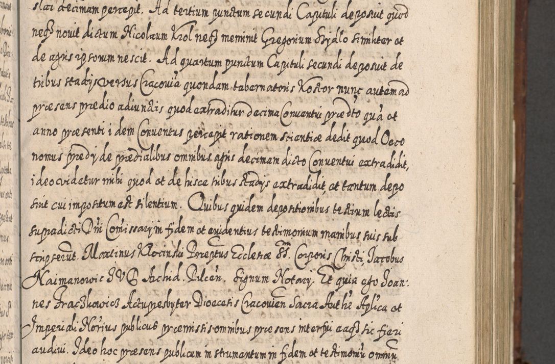 Zdjęcie nr 502 dla obiektu archiwalnego: Acta actorum, causarum spiritualium, civilium, criminalium, obligationum, quietationum, inscpritionum, cessionum, decimarum, testamentorum R. D. Martini Szyszkowski, episcopi Cracoviensis, ducis Severiensis in annis 1620 - 1623. Tomus secundus.