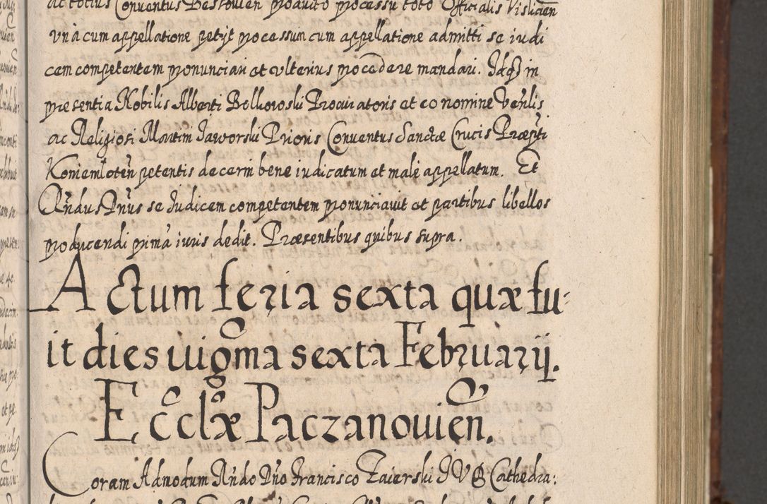 Zdjęcie nr 504 dla obiektu archiwalnego: Acta actorum, causarum spiritualium, civilium, criminalium, obligationum, quietationum, inscpritionum, cessionum, decimarum, testamentorum R. D. Martini Szyszkowski, episcopi Cracoviensis, ducis Severiensis in annis 1620 - 1623. Tomus secundus.