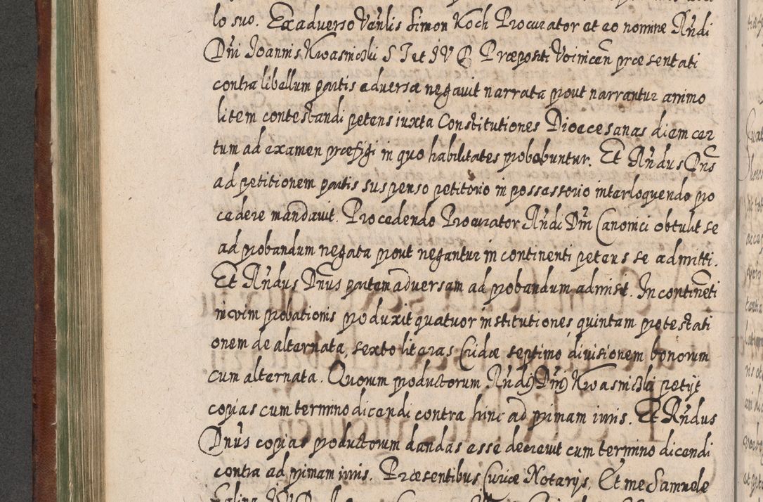 Zdjęcie nr 505 dla obiektu archiwalnego: Acta actorum, causarum spiritualium, civilium, criminalium, obligationum, quietationum, inscpritionum, cessionum, decimarum, testamentorum R. D. Martini Szyszkowski, episcopi Cracoviensis, ducis Severiensis in annis 1620 - 1623. Tomus secundus.