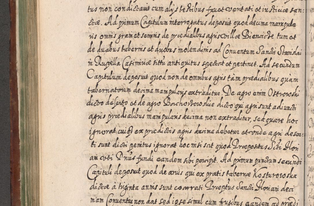 Zdjęcie nr 497 dla obiektu archiwalnego: Acta actorum, causarum spiritualium, civilium, criminalium, obligationum, quietationum, inscpritionum, cessionum, decimarum, testamentorum R. D. Martini Szyszkowski, episcopi Cracoviensis, ducis Severiensis in annis 1620 - 1623. Tomus secundus.