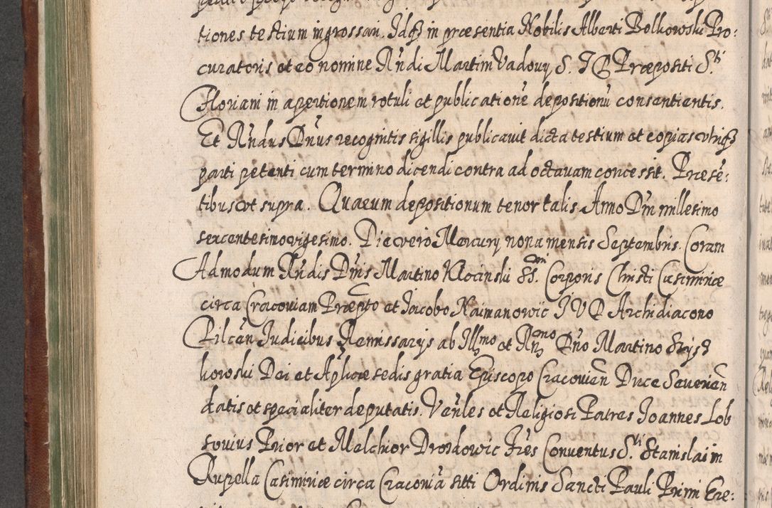 Zdjęcie nr 491 dla obiektu archiwalnego: Acta actorum, causarum spiritualium, civilium, criminalium, obligationum, quietationum, inscpritionum, cessionum, decimarum, testamentorum R. D. Martini Szyszkowski, episcopi Cracoviensis, ducis Severiensis in annis 1620 - 1623. Tomus secundus.