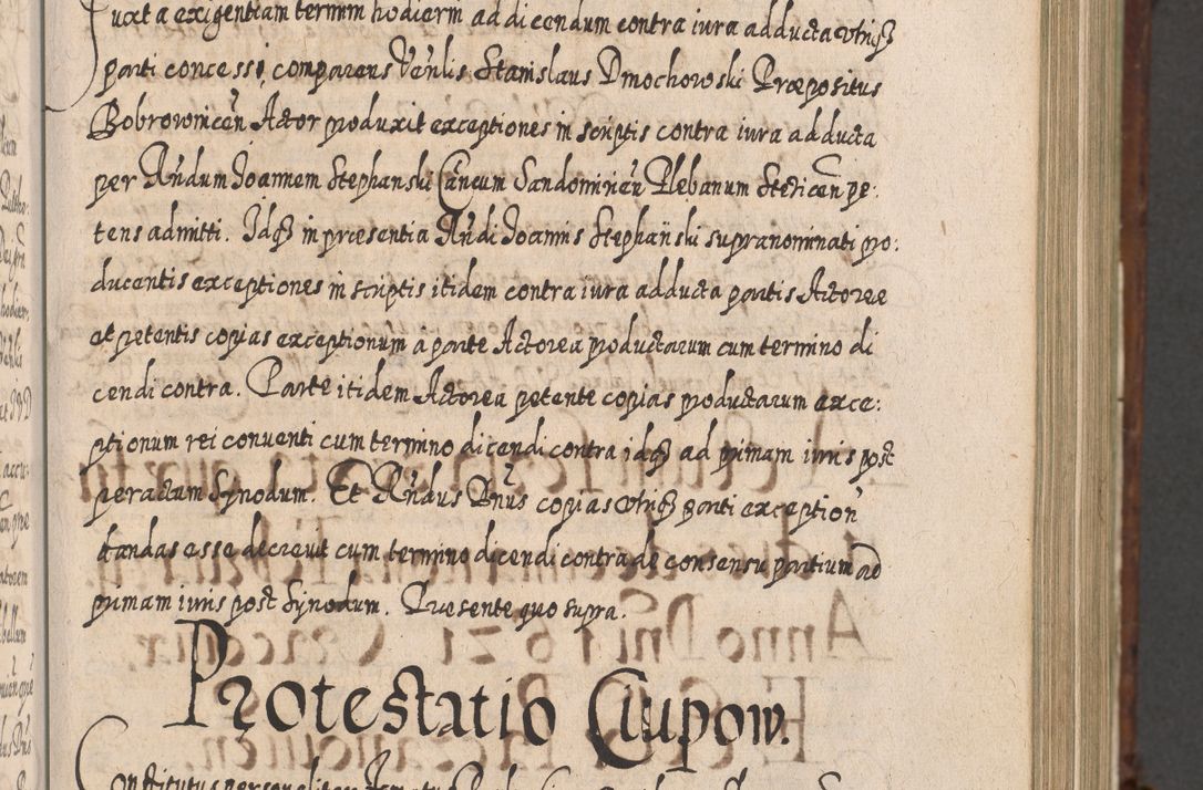 Zdjęcie nr 488 dla obiektu archiwalnego: Acta actorum, causarum spiritualium, civilium, criminalium, obligationum, quietationum, inscpritionum, cessionum, decimarum, testamentorum R. D. Martini Szyszkowski, episcopi Cracoviensis, ducis Severiensis in annis 1620 - 1623. Tomus secundus.