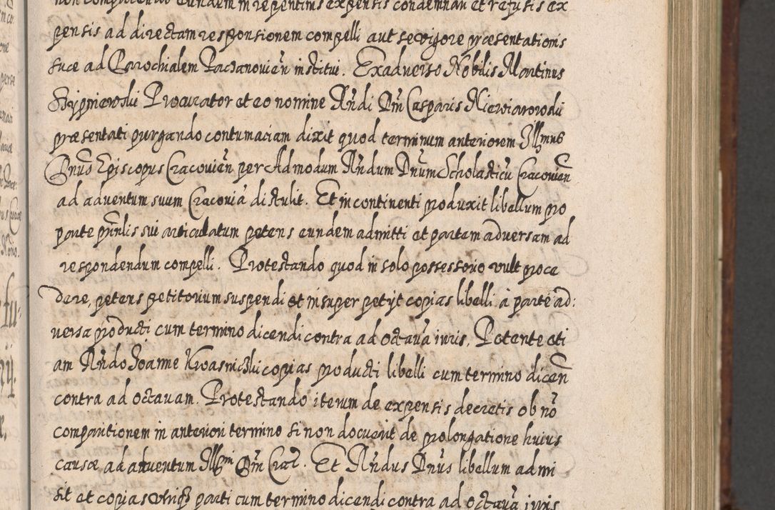 Zdjęcie nr 490 dla obiektu archiwalnego: Acta actorum, causarum spiritualium, civilium, criminalium, obligationum, quietationum, inscpritionum, cessionum, decimarum, testamentorum R. D. Martini Szyszkowski, episcopi Cracoviensis, ducis Severiensis in annis 1620 - 1623. Tomus secundus.
