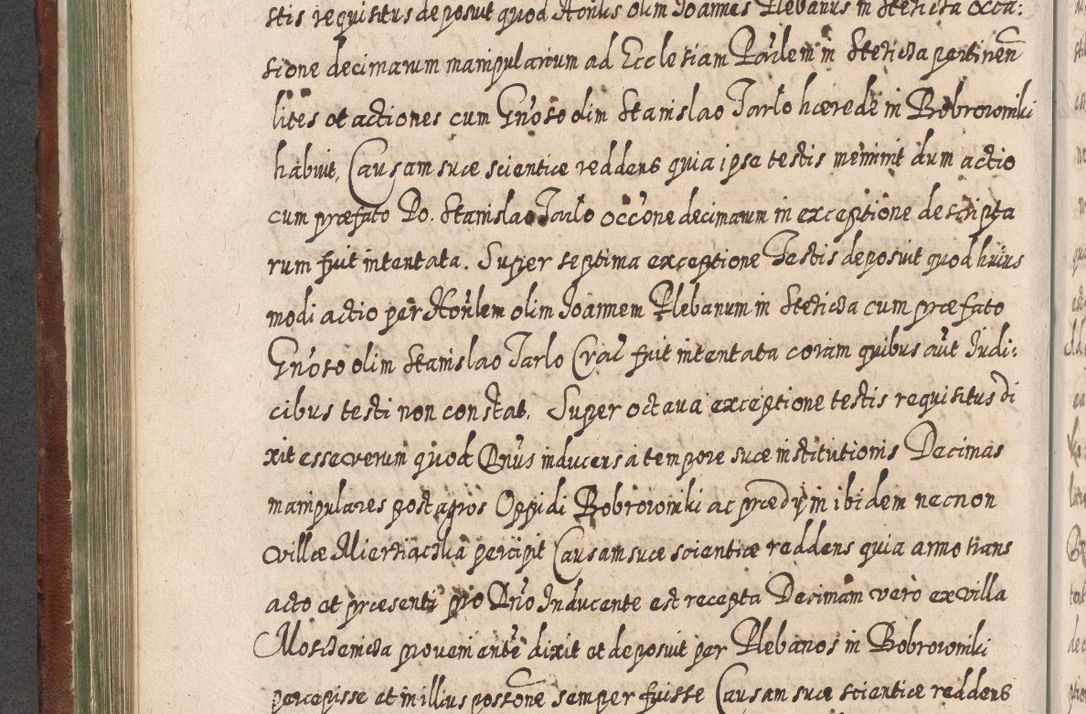 Zdjęcie nr 473 dla obiektu archiwalnego: Acta actorum, causarum spiritualium, civilium, criminalium, obligationum, quietationum, inscpritionum, cessionum, decimarum, testamentorum R. D. Martini Szyszkowski, episcopi Cracoviensis, ducis Severiensis in annis 1620 - 1623. Tomus secundus.