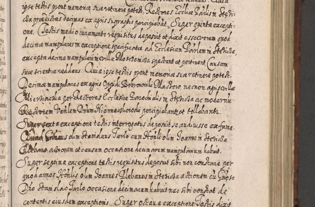 Zdjęcie nr 470 dla obiektu archiwalnego: Acta actorum, causarum spiritualium, civilium, criminalium, obligationum, quietationum, inscpritionum, cessionum, decimarum, testamentorum R. D. Martini Szyszkowski, episcopi Cracoviensis, ducis Severiensis in annis 1620 - 1623. Tomus secundus.