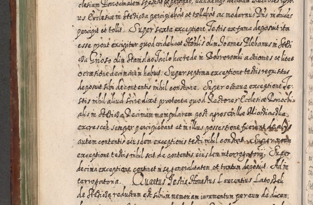 Zdjęcie nr 475 dla obiektu archiwalnego: Acta actorum, causarum spiritualium, civilium, criminalium, obligationum, quietationum, inscpritionum, cessionum, decimarum, testamentorum R. D. Martini Szyszkowski, episcopi Cracoviensis, ducis Severiensis in annis 1620 - 1623. Tomus secundus.