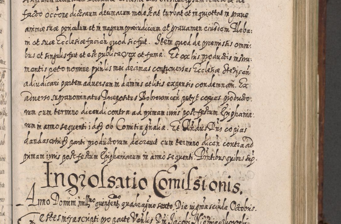 Zdjęcie nr 468 dla obiektu archiwalnego: Acta actorum, causarum spiritualium, civilium, criminalium, obligationum, quietationum, inscpritionum, cessionum, decimarum, testamentorum R. D. Martini Szyszkowski, episcopi Cracoviensis, ducis Severiensis in annis 1620 - 1623. Tomus secundus.