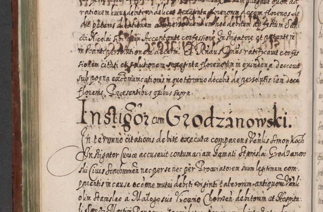Zdjęcie nr 461 dla obiektu archiwalnego: Acta actorum, causarum spiritualium, civilium, criminalium, obligationum, quietationum, inscpritionum, cessionum, decimarum, testamentorum R. D. Martini Szyszkowski, episcopi Cracoviensis, ducis Severiensis in annis 1620 - 1623. Tomus secundus.