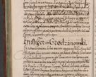 Zdjęcie nr 461 dla obiektu archiwalnego: Acta actorum, causarum spiritualium, civilium, criminalium, obligationum, quietationum, inscpritionum, cessionum, decimarum, testamentorum R. D. Martini Szyszkowski, episcopi Cracoviensis, ducis Severiensis in annis 1620 - 1623. Tomus secundus.