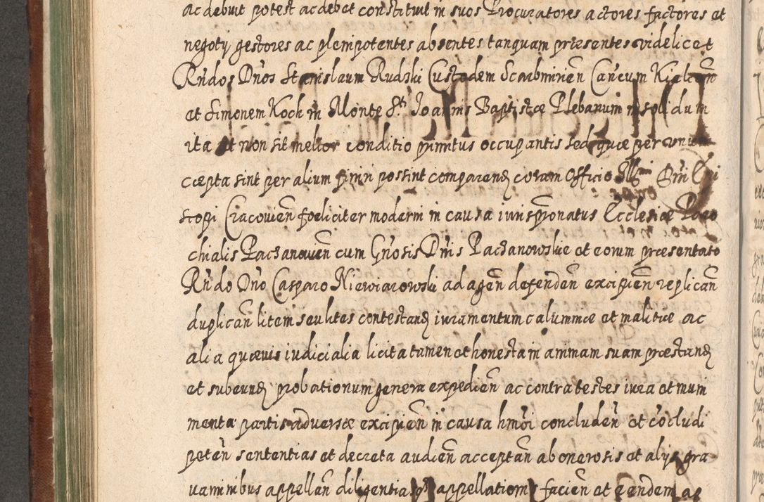 Zdjęcie nr 459 dla obiektu archiwalnego: Acta actorum, causarum spiritualium, civilium, criminalium, obligationum, quietationum, inscpritionum, cessionum, decimarum, testamentorum R. D. Martini Szyszkowski, episcopi Cracoviensis, ducis Severiensis in annis 1620 - 1623. Tomus secundus.