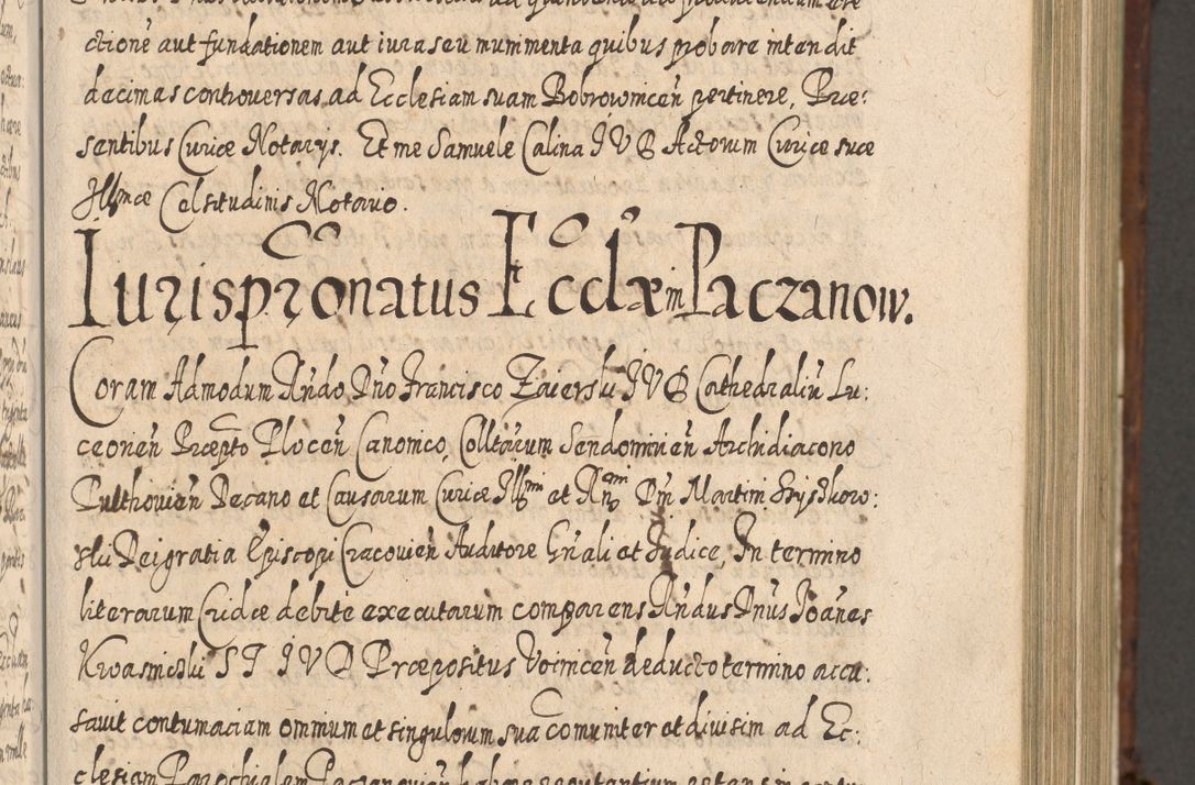 Zdjęcie nr 452 dla obiektu archiwalnego: Acta actorum, causarum spiritualium, civilium, criminalium, obligationum, quietationum, inscpritionum, cessionum, decimarum, testamentorum R. D. Martini Szyszkowski, episcopi Cracoviensis, ducis Severiensis in annis 1620 - 1623. Tomus secundus.