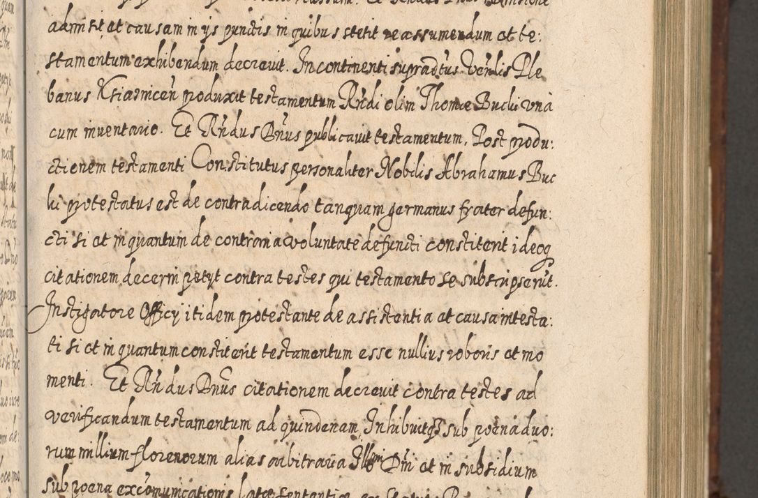 Zdjęcie nr 454 dla obiektu archiwalnego: Acta actorum, causarum spiritualium, civilium, criminalium, obligationum, quietationum, inscpritionum, cessionum, decimarum, testamentorum R. D. Martini Szyszkowski, episcopi Cracoviensis, ducis Severiensis in annis 1620 - 1623. Tomus secundus.