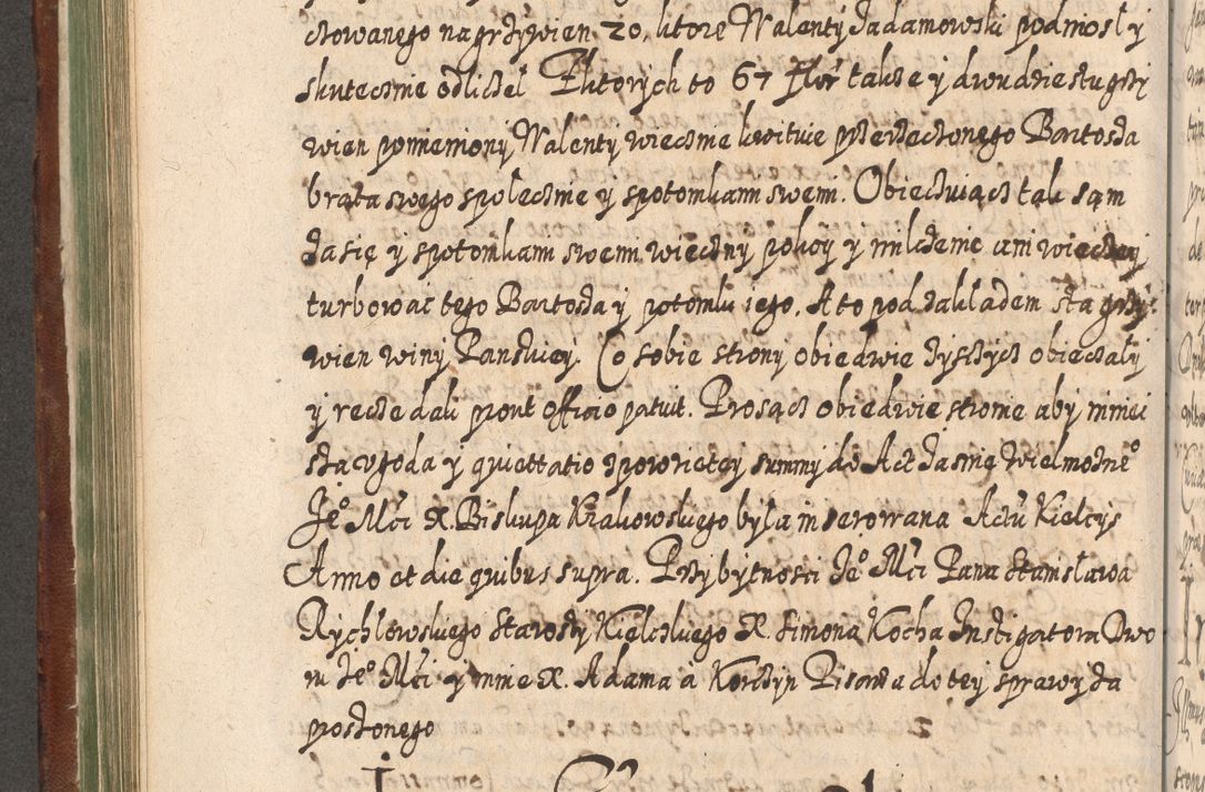 Zdjęcie nr 445 dla obiektu archiwalnego: Acta actorum, causarum spiritualium, civilium, criminalium, obligationum, quietationum, inscpritionum, cessionum, decimarum, testamentorum R. D. Martini Szyszkowski, episcopi Cracoviensis, ducis Severiensis in annis 1620 - 1623. Tomus secundus.