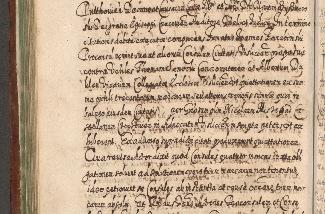 Zdjęcie nr 441 dla obiektu archiwalnego: Acta actorum, causarum spiritualium, civilium, criminalium, obligationum, quietationum, inscpritionum, cessionum, decimarum, testamentorum R. D. Martini Szyszkowski, episcopi Cracoviensis, ducis Severiensis in annis 1620 - 1623. Tomus secundus.
