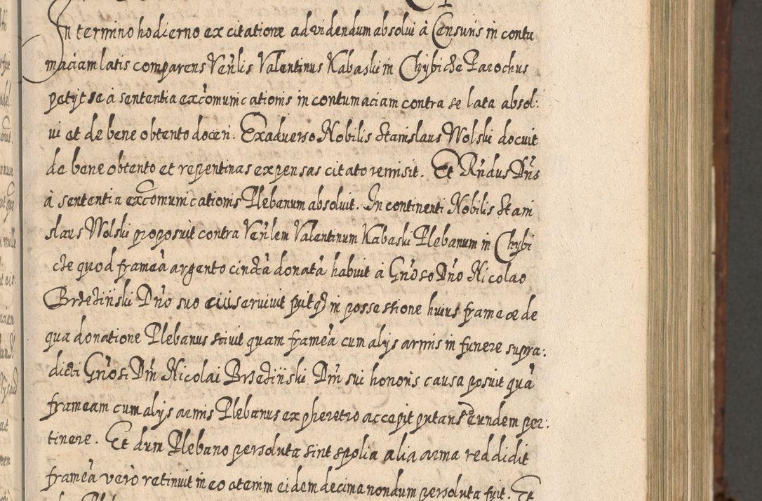 Zdjęcie nr 420 dla obiektu archiwalnego: Acta actorum, causarum spiritualium, civilium, criminalium, obligationum, quietationum, inscpritionum, cessionum, decimarum, testamentorum R. D. Martini Szyszkowski, episcopi Cracoviensis, ducis Severiensis in annis 1620 - 1623. Tomus secundus.