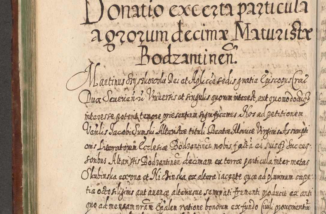 Zdjęcie nr 417 dla obiektu archiwalnego: Acta actorum, causarum spiritualium, civilium, criminalium, obligationum, quietationum, inscpritionum, cessionum, decimarum, testamentorum R. D. Martini Szyszkowski, episcopi Cracoviensis, ducis Severiensis in annis 1620 - 1623. Tomus secundus.