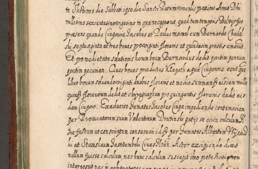 Zdjęcie nr 419 dla obiektu archiwalnego: Acta actorum, causarum spiritualium, civilium, criminalium, obligationum, quietationum, inscpritionum, cessionum, decimarum, testamentorum R. D. Martini Szyszkowski, episcopi Cracoviensis, ducis Severiensis in annis 1620 - 1623. Tomus secundus.