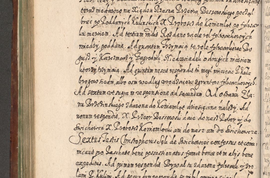 Zdjęcie nr 611 dla obiektu archiwalnego: Acta actorum, causarum spiritualium, civilium, criminalium, obligationum, quietationum, inscpritionum, cessionum, decimarum, testamentorum R. D. Martini Szyszkowski, episcopi Cracoviensis, ducis Severiensis in annis 1620 - 1623. Tomus secundus.