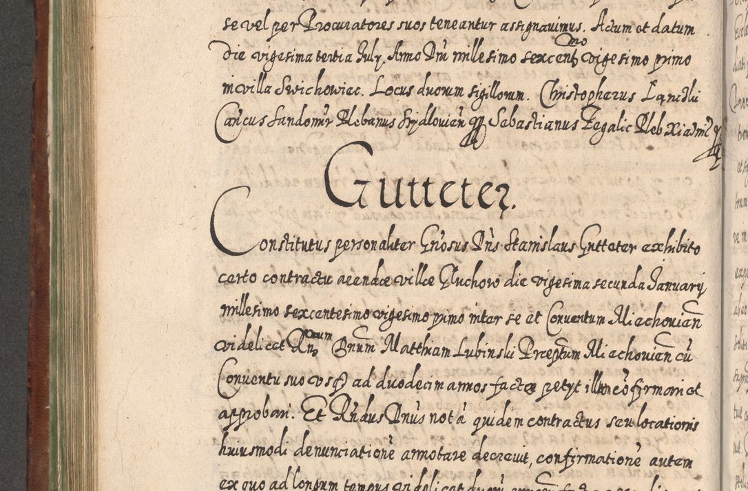 Zdjęcie nr 613 dla obiektu archiwalnego: Acta actorum, causarum spiritualium, civilium, criminalium, obligationum, quietationum, inscpritionum, cessionum, decimarum, testamentorum R. D. Martini Szyszkowski, episcopi Cracoviensis, ducis Severiensis in annis 1620 - 1623. Tomus secundus.