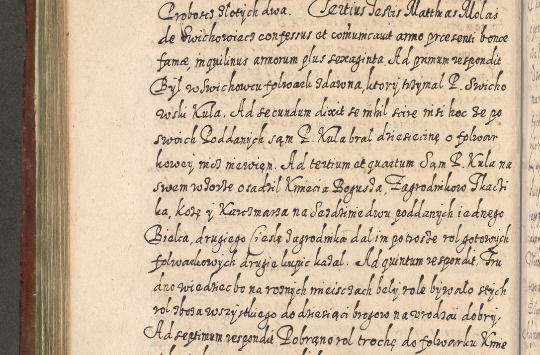Zdjęcie nr 609 dla obiektu archiwalnego: Acta actorum, causarum spiritualium, civilium, criminalium, obligationum, quietationum, inscpritionum, cessionum, decimarum, testamentorum R. D. Martini Szyszkowski, episcopi Cracoviensis, ducis Severiensis in annis 1620 - 1623. Tomus secundus.